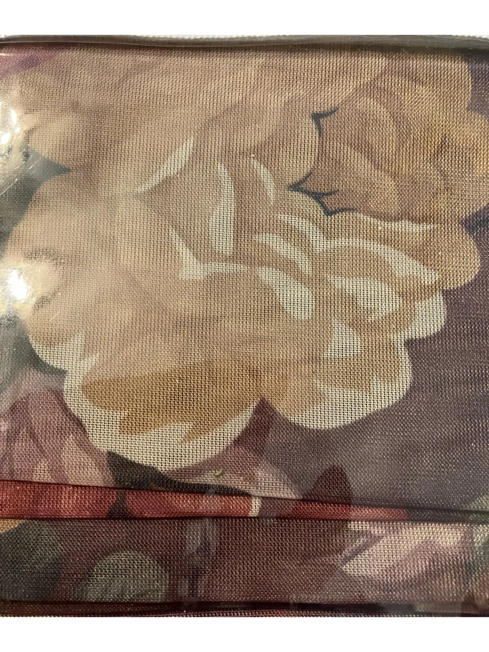 2 Floral Curtain Panels